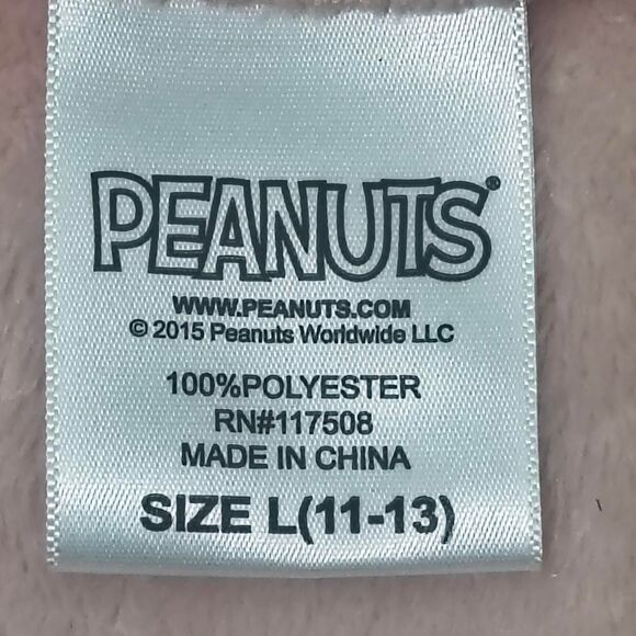 Peanuts Snoopy Plush Fleece Sweater – Pink (Size L 11–13) - Picture 4 of 4